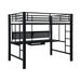 BVALON  BED - Black Contemporary Loft Bed Bed | NorCal Furniture Santa Clara CA