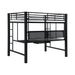 BVALON  BED - Black Contemporary Loft Bed Bed | NorCal Furniture Santa Clara CA