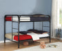 BLACKY  BED - Black Contemporary Bunk Bed Bed | NorCal Furniture Santa Clara CA
