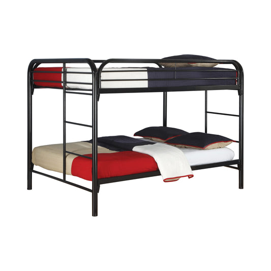 BLACK - FULL OVER FULL BUNK BED