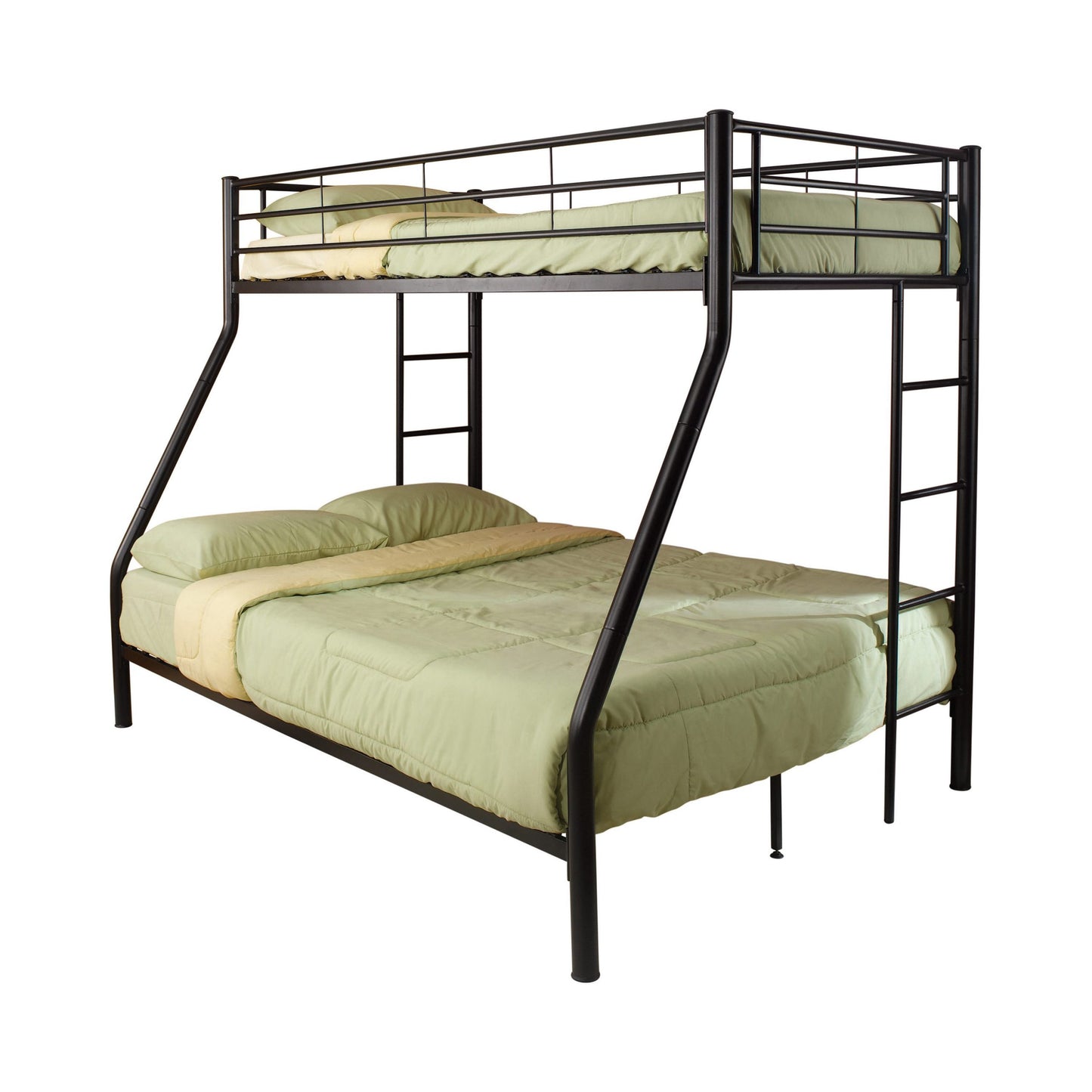 BLACK - TWIN/FULL BUNK BED