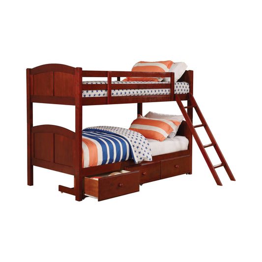 CHESTNUT - TWIN/TWIN BUNK BED