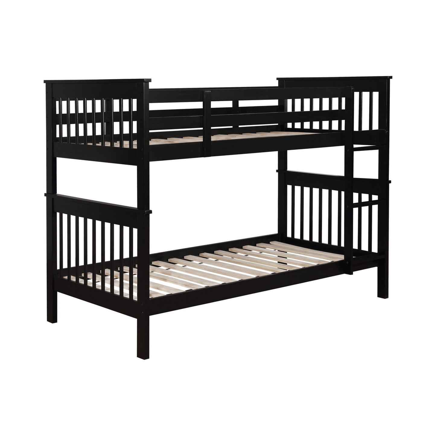 BLACK - TWIN/TWIN BUNK BED