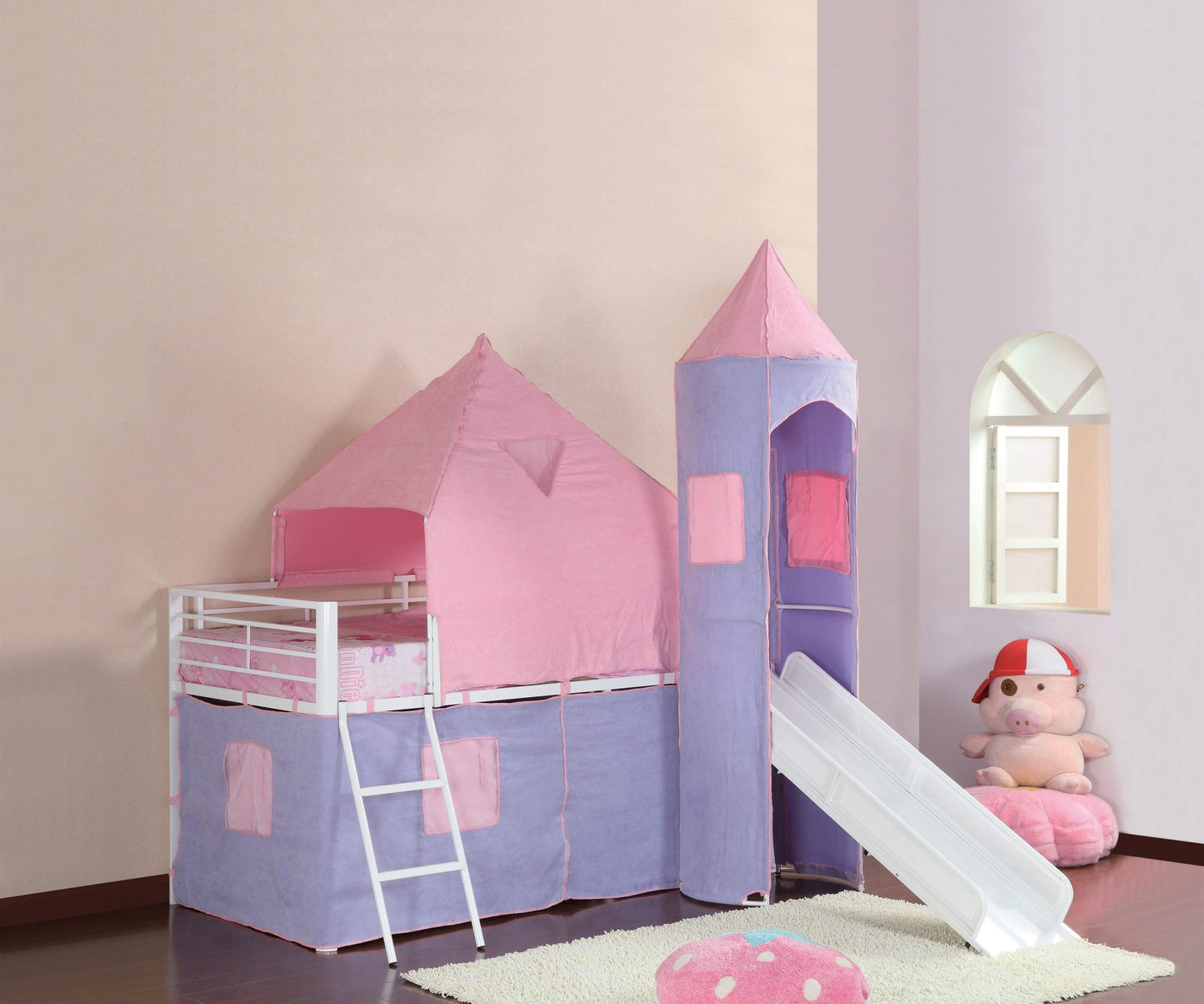 PINK - TENT LOFT BED