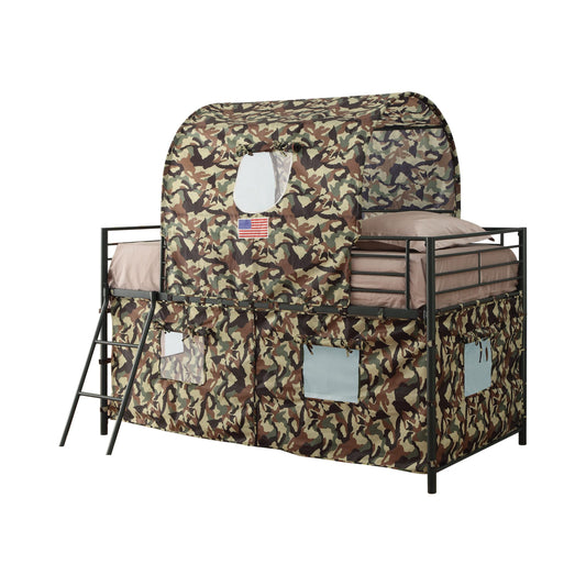 CAMOUFLAGE/ARMY GREEN - TENT LOFT BED