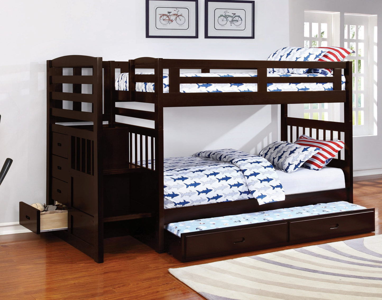 CAPPUCCINO - TWIN/TWIN BUNK BED