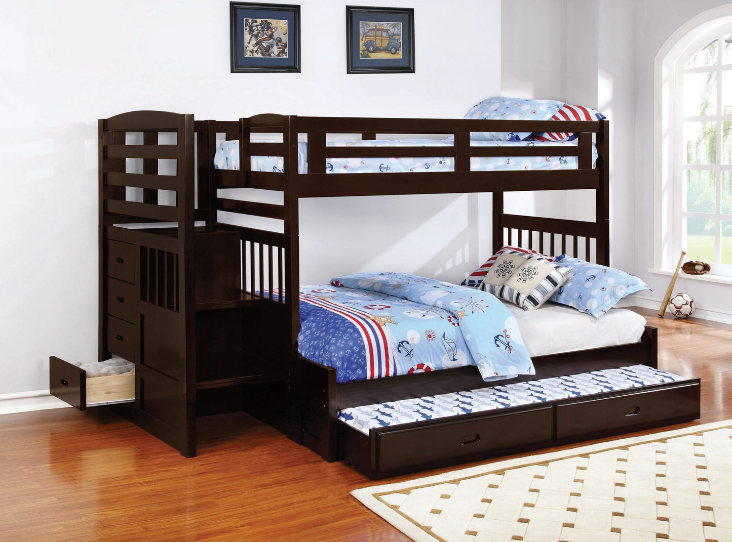 CAPPUCCINO - TWIN/FULL BUNK BED