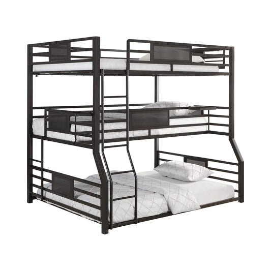 DARK BRONZE - TRIPLE BUNK BED