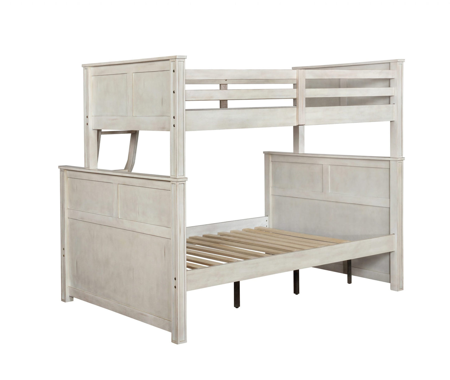 ANTIQUE WHITE - TWIN/FULL BUNK BED