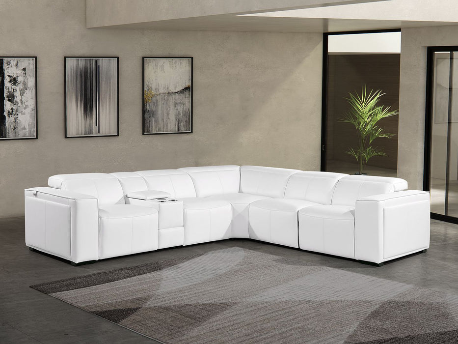 1224 Sectional - White 6pc