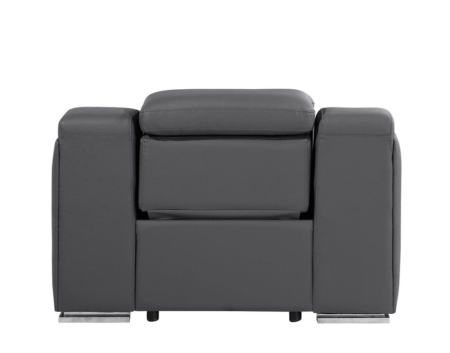 Global United 6111 Power Reclining Chair | Genuine Leather