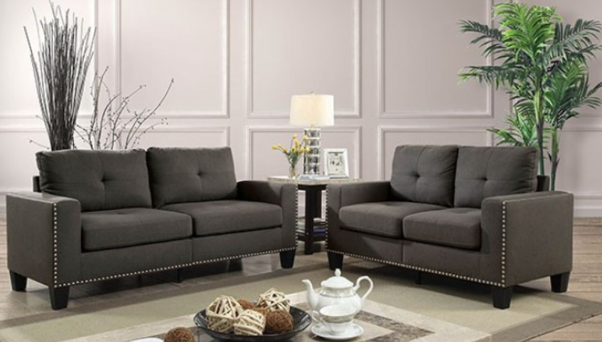 Trent Sofa - Grey Transitional Sofa | NorCal Furniture Santa Clara CA