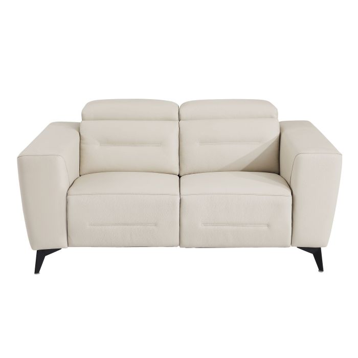DivanItalia 989 Power Reclining Loveseat | Italian Leather