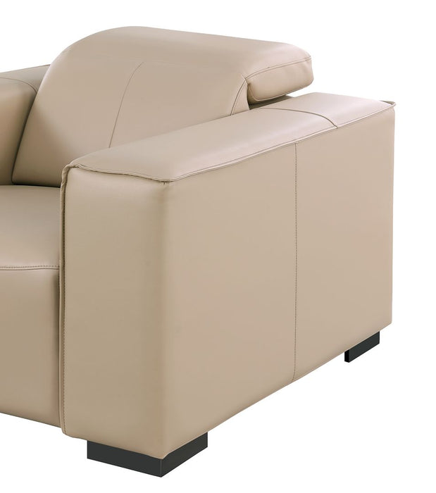 Global United 1208 Beige 6PC Sectional