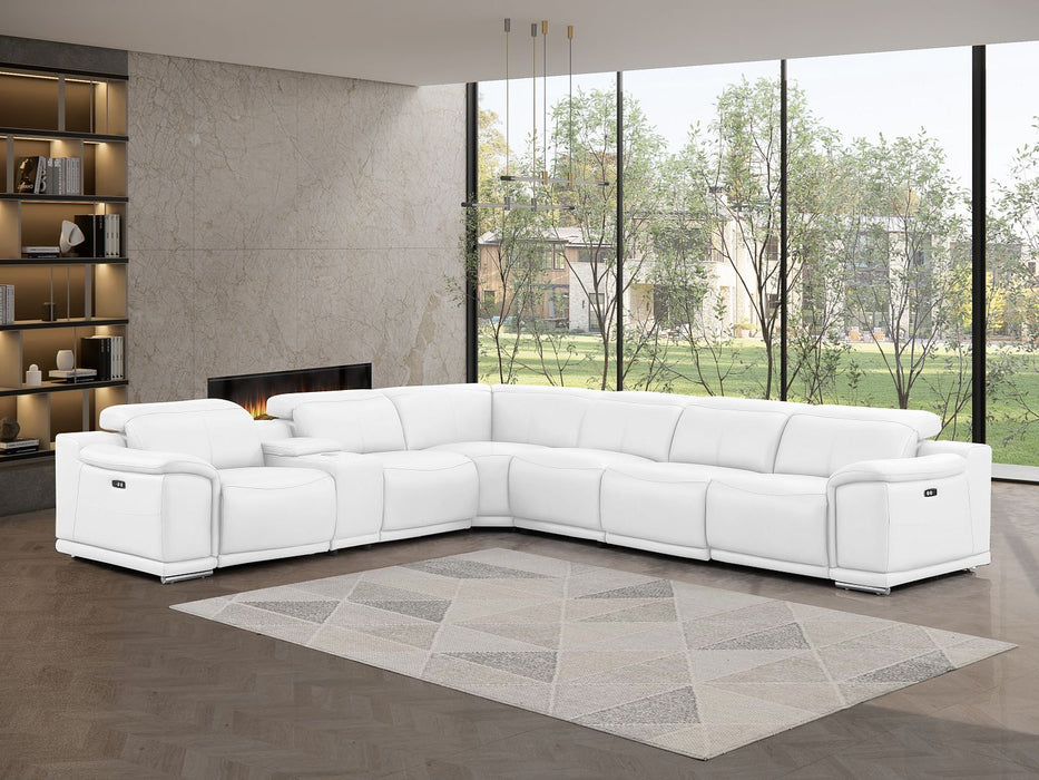 2679 Sectional - White 7pc