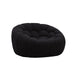 Yolonda - Modern Curved Black Fabric Sofa Set