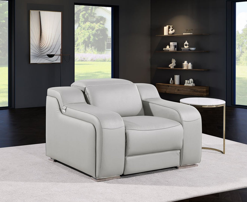 DivanItalia 1116 Power Reclining Chair Light Grey