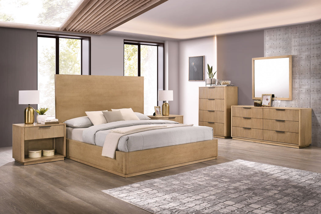 Santa Monica - Modern Natural Oak Nightstand