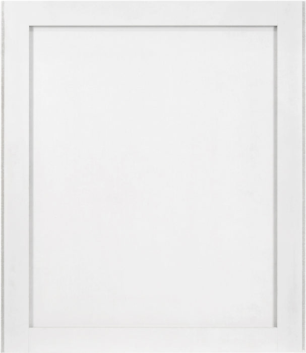 Modernist White Gloss Mirror