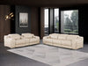 Global United 6111 Beige 2-Piece Reclining Set