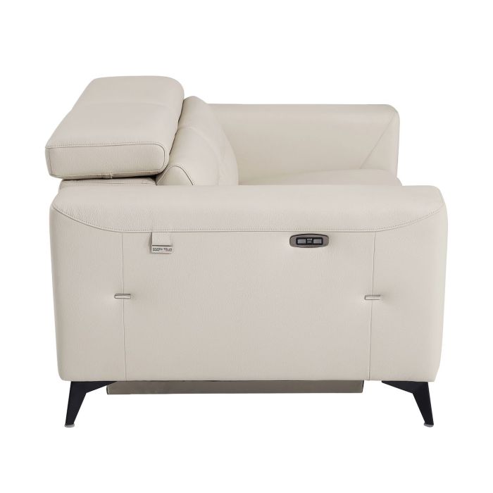DivanItalia 989 Power Reclining Loveseat | Italian Leather