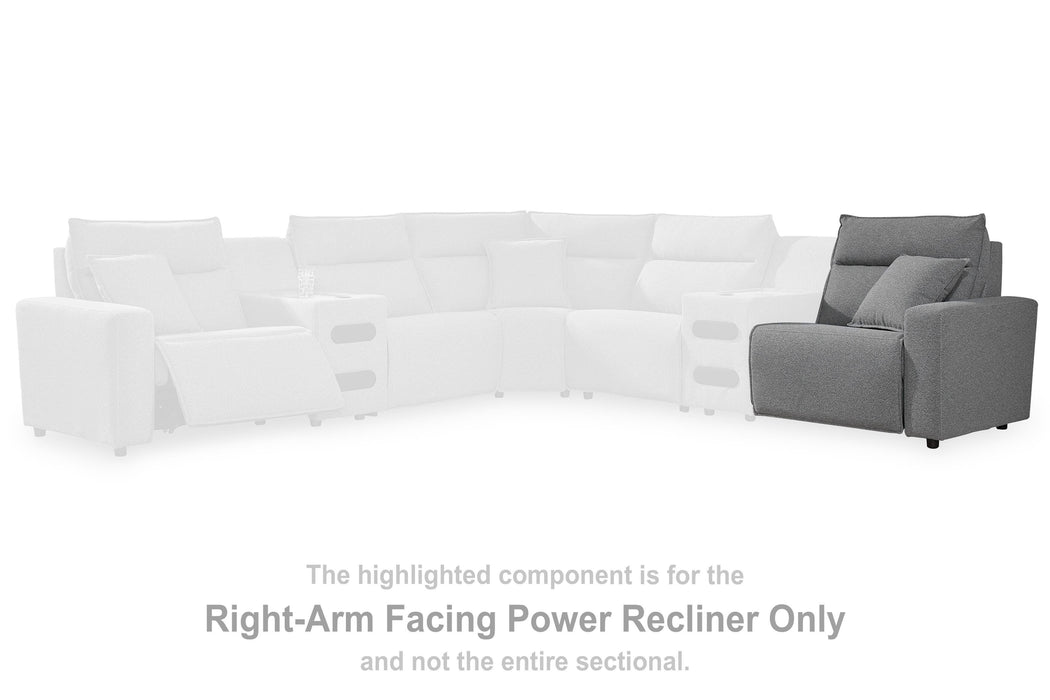 Modmax II Power Reclining Sectional with Audio Console