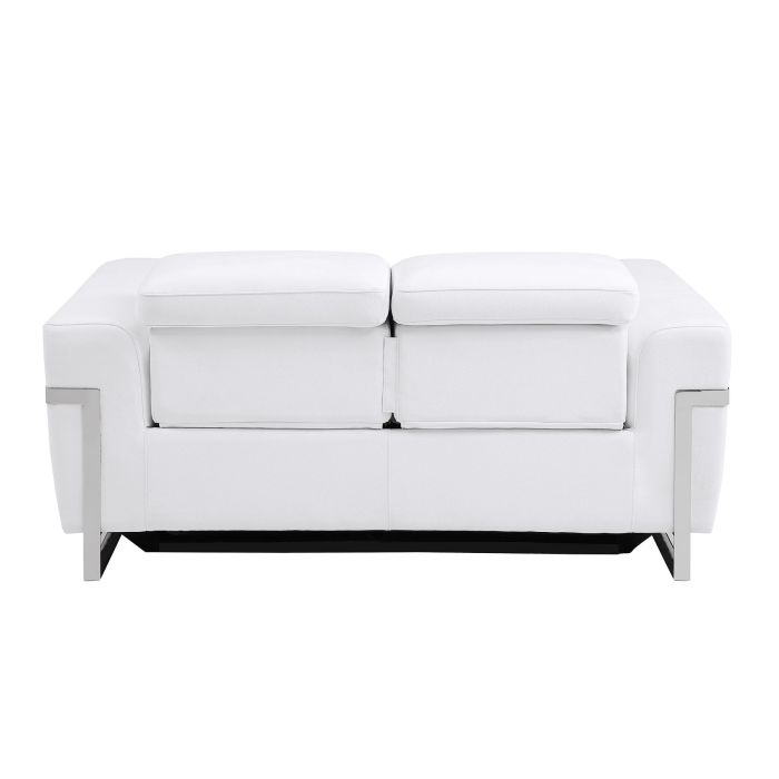 DivanItalia 990 Power Reclining Loveseat | Italian Leather