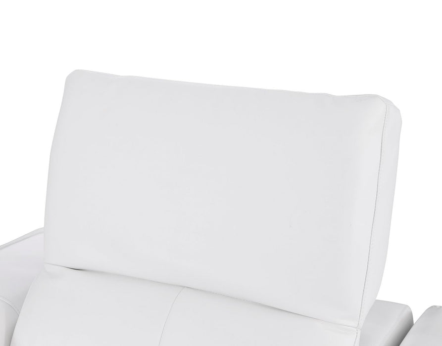 Global United 1208 White 6PC Sectional