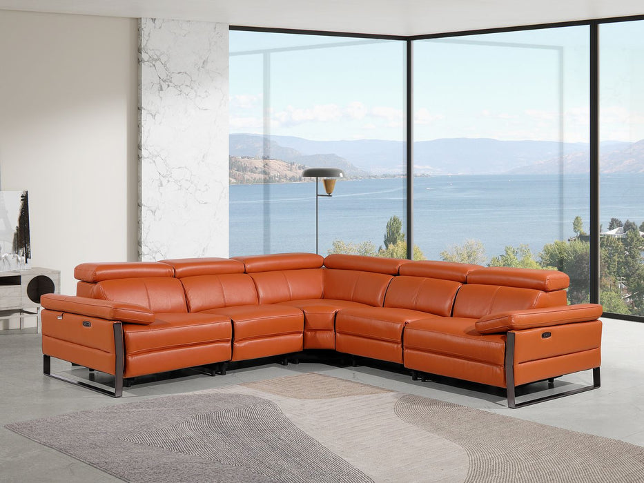 DivanItalia 1246 5-Piece Sectional Cream