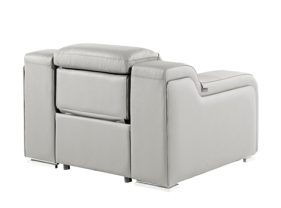 Global United 6111 Power Reclining Chair | Genuine Leather