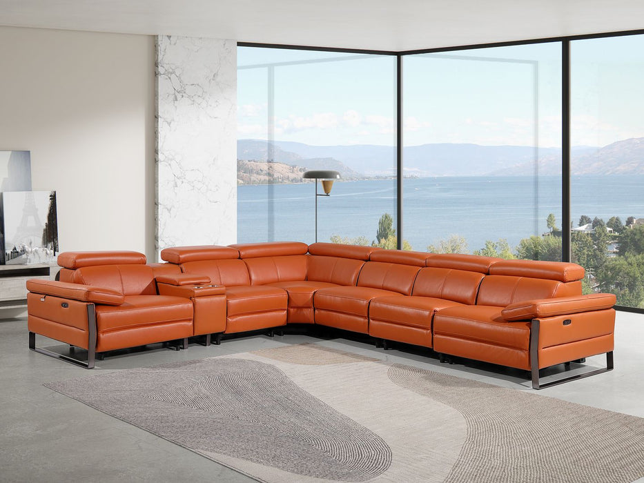 DivanItalia 1246 7-Piece-3PR Sectional Cream