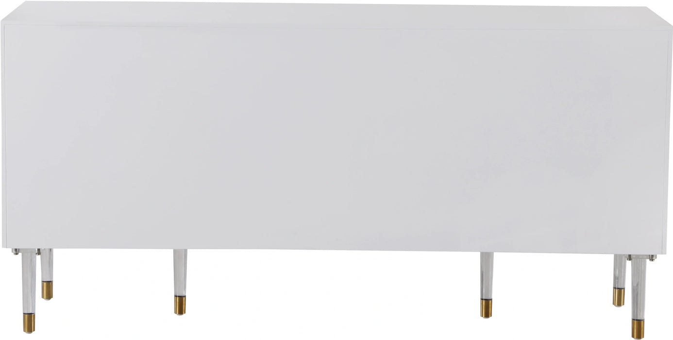 Jive White Lacquer Sideboard/Buffet