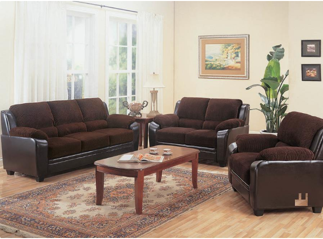 Everyday Monika Chocolate Soft Stationary Loveseat