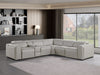 1224 Sectional - Light Grey 6pc