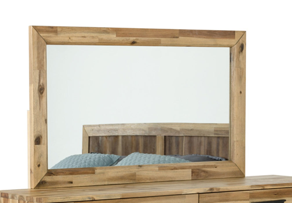 Sala Modern Light Wood Mirror
