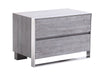 Arlene Modern Grey Elm Nightstand