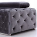 Trisha Modern Grey Fabric Chair