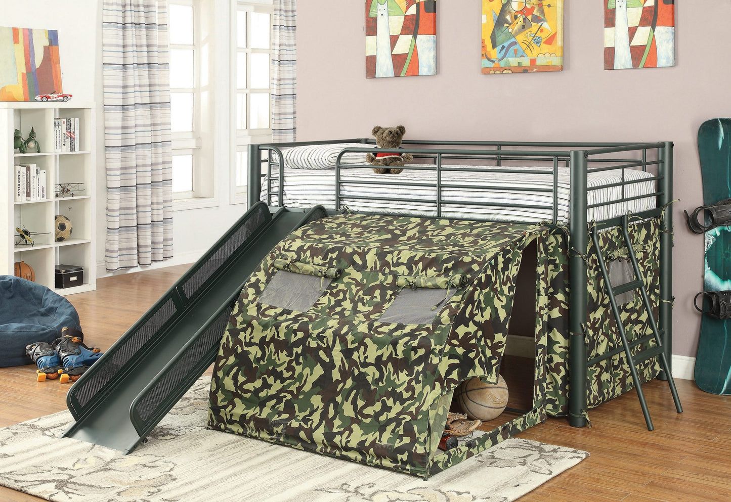 CAMOUFLAGE/ARMY GREEN - BED