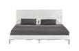 Valencia Contemporary White Bed