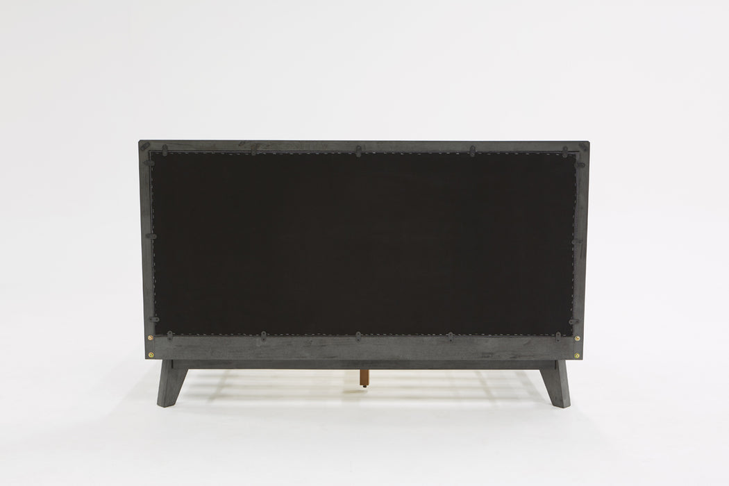 Soria Modern Grey Wash Bed