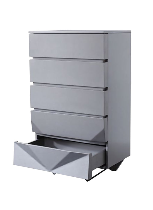 Duke Modern Grey & Black Gun Chrome Chest