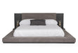 Eastern King Jagger Modern Grey Bed