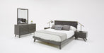 Soria Modern Grey Wash Mirror
