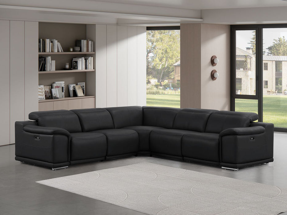 2679 Sectional - Black 5pc