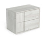 Asus - Italian Modern White Washed Oak Nightstand