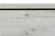 Asus - Italian Modern White Washed Oak Nightstand