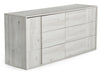 Asus - Italian Modern White Washed Oak Dresser