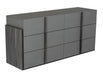 Lucia - Italian Modern Elm and Matte Grey Dresser