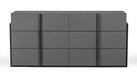 Lucia - Italian Modern Elm and Matte Grey Dresser