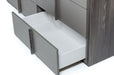 Lucia - Italian Modern Elm and Matte Grey Dresser